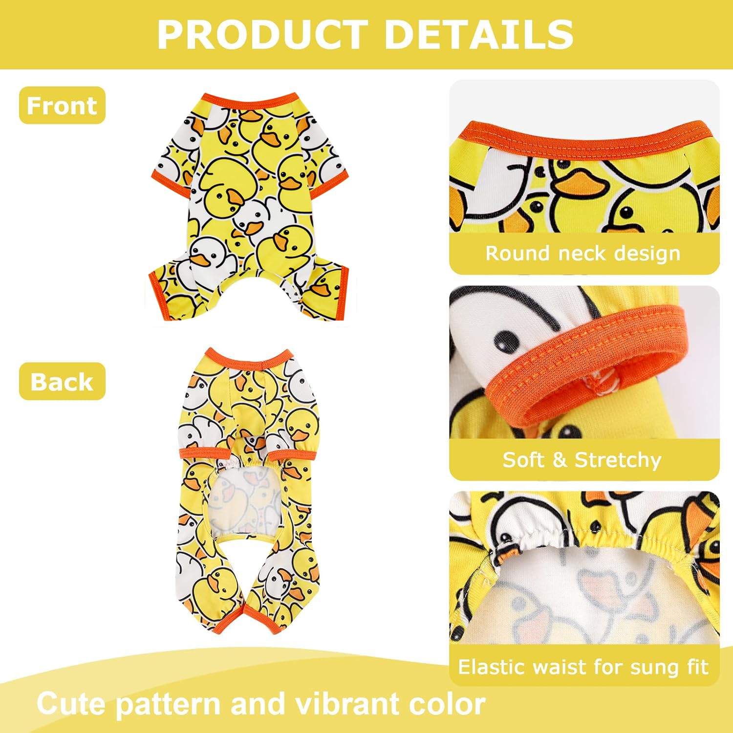 Dog Pajamas Pjs Spring Summer Dog Clothes for Small Dogs Girl - Boy - Small Size Dogs, Soft Stretchy Cute Puppy Clothes Doggie O